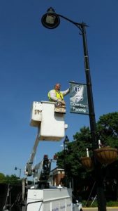 oregon street department parking banners